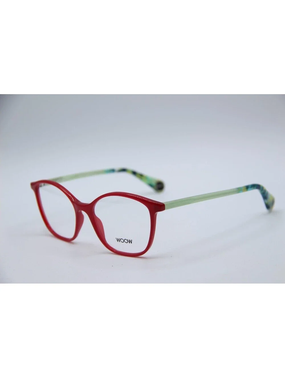 Woow Get Ready 3 Col 2091 Red Green Authentic Eyeglasses 50-16-140